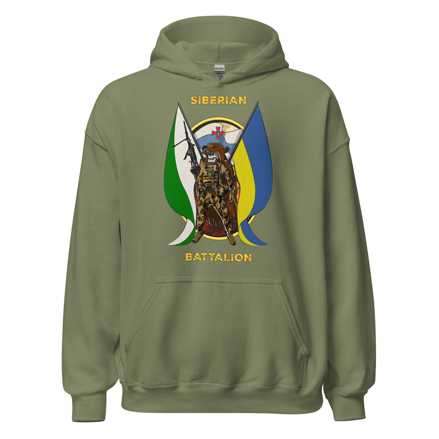 Siberian Battalion "Kremlin Burning" without bullets Hoodie