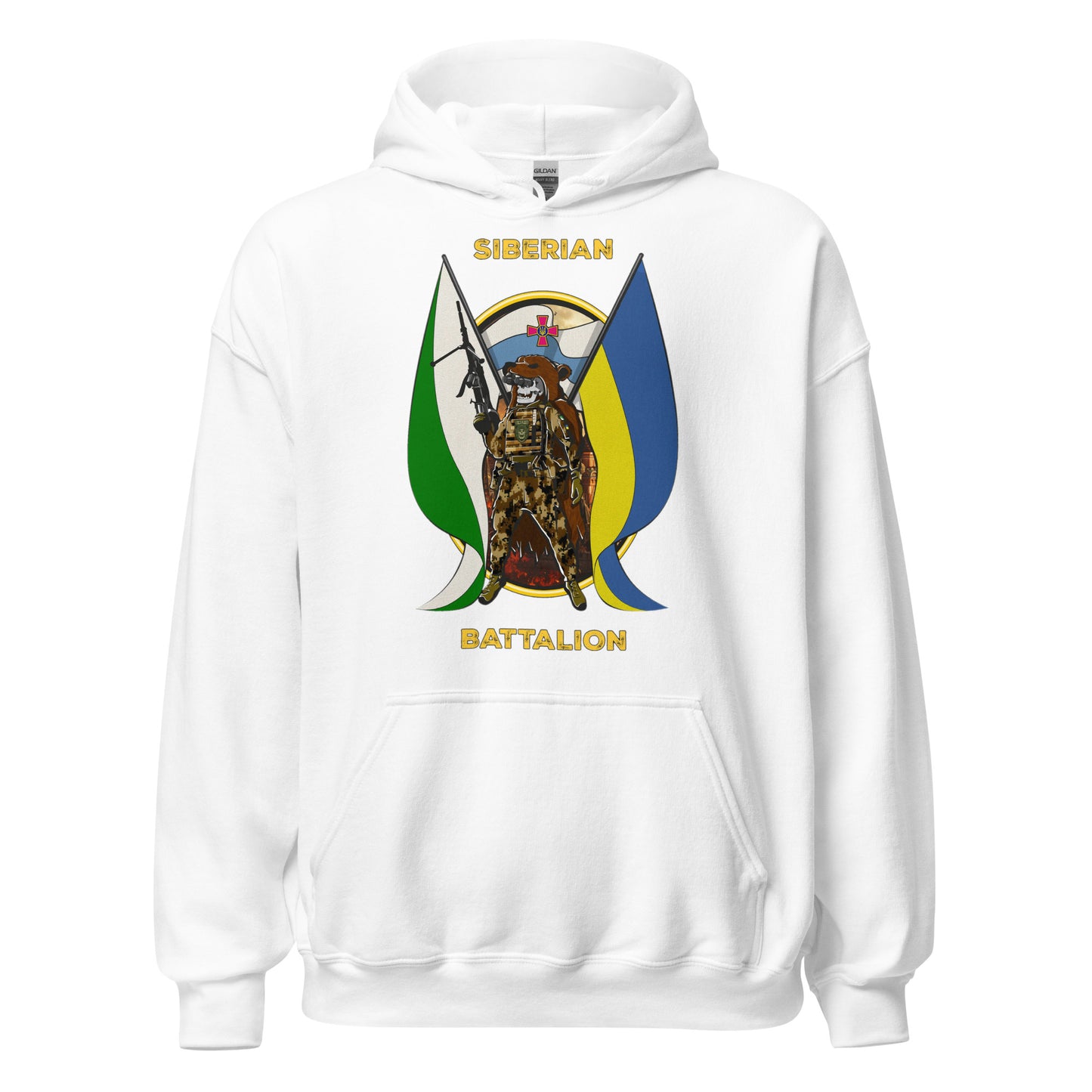 Siberian Battalion "Kremlin Burning" without bullets Hoodie