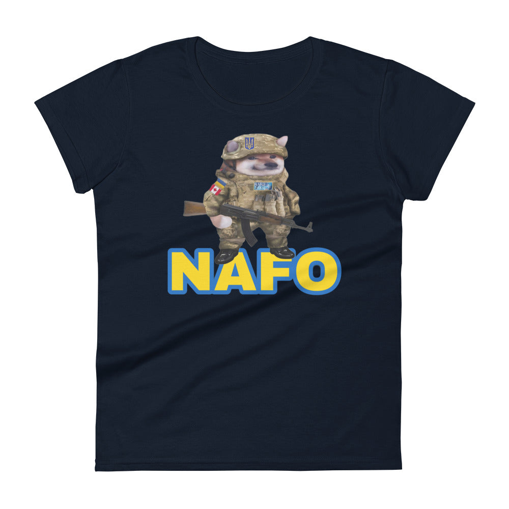 WOMEN'S Personalized NAFO Fella T-Shirt